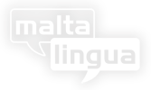 Malta Lingua language school logo featuring speech bubble design